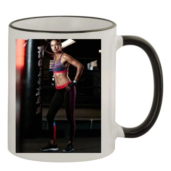 Adriana Lima 11oz Colored Rim & Handle Mug