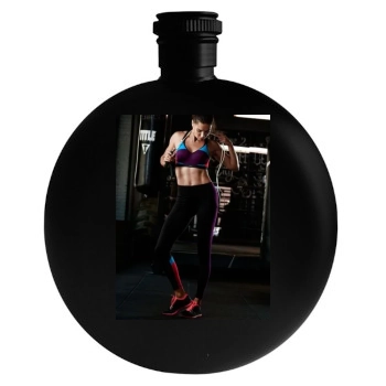 Adriana Lima Round Flask