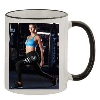 Adriana Lima 11oz Colored Rim & Handle Mug