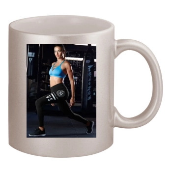 Adriana Lima 11oz Metallic Silver Mug