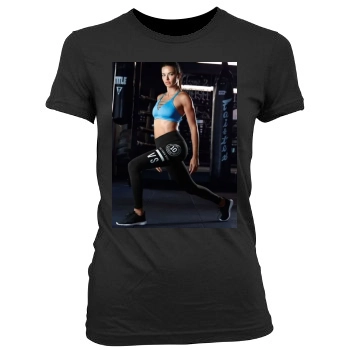 Adriana Lima Women's Junior Cut Crewneck T-Shirt