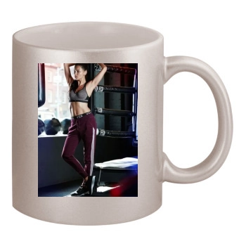 Adriana Lima 11oz Metallic Silver Mug