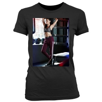 Adriana Lima Women's Junior Cut Crewneck T-Shirt