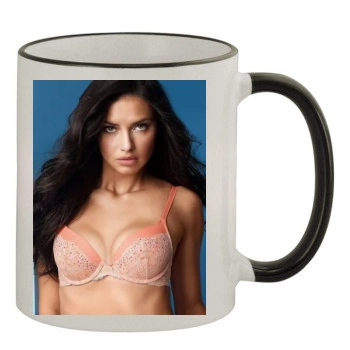 Adriana Lima 11oz Colored Rim & Handle Mug