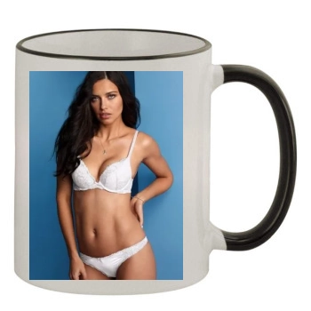 Adriana Lima 11oz Colored Rim & Handle Mug