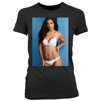 Adriana Lima Women's Junior Cut Crewneck T-Shirt