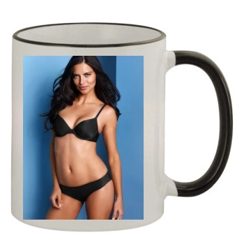 Adriana Lima 11oz Colored Rim & Handle Mug