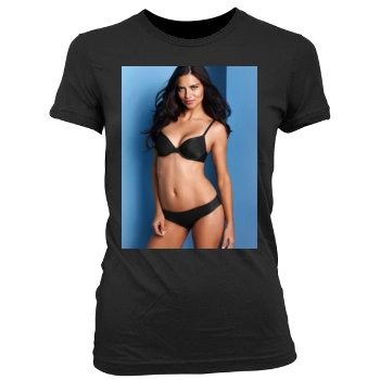 Adriana Lima Women's Junior Cut Crewneck T-Shirt