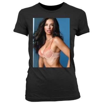 Adriana Lima Women's Junior Cut Crewneck T-Shirt