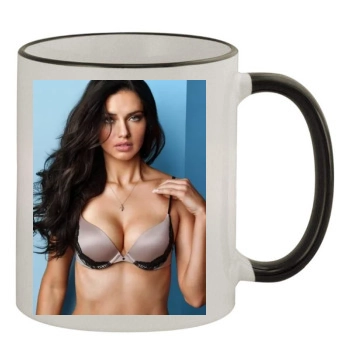 Adriana Lima 11oz Colored Rim & Handle Mug