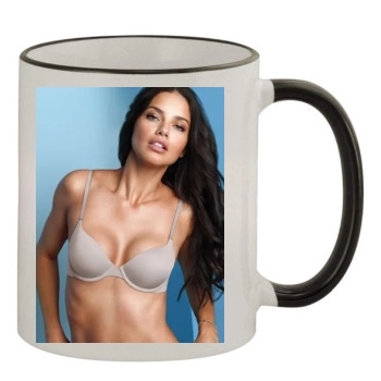 Adriana Lima 11oz Colored Rim & Handle Mug