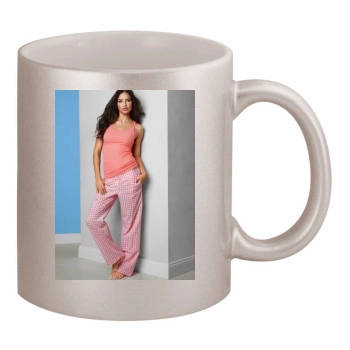 Adriana Lima 11oz Metallic Silver Mug