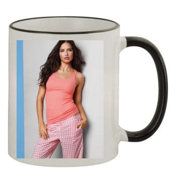 Adriana Lima 11oz Colored Rim & Handle Mug