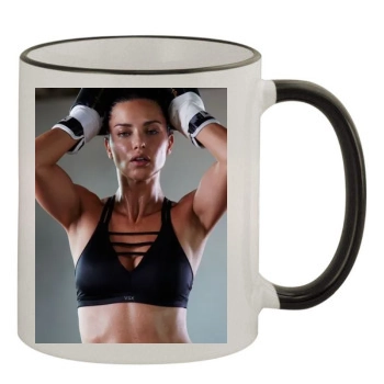 Adriana Lima 11oz Colored Rim & Handle Mug