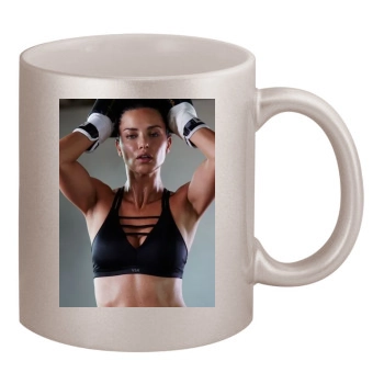 Adriana Lima 11oz Metallic Silver Mug