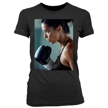 Adriana Lima Women's Junior Cut Crewneck T-Shirt