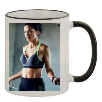 Adriana Lima 11oz Colored Rim & Handle Mug