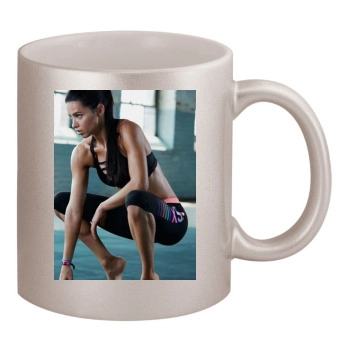 Adriana Lima 11oz Metallic Silver Mug