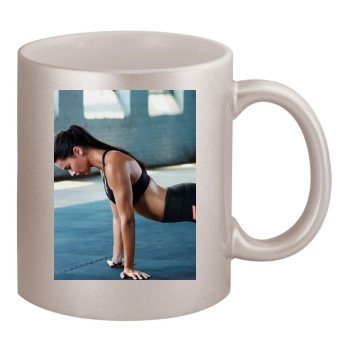 Adriana Lima 11oz Metallic Silver Mug