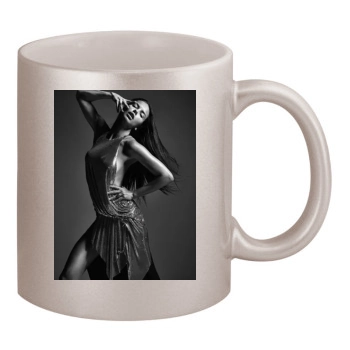 Adriana Lima 11oz Metallic Silver Mug