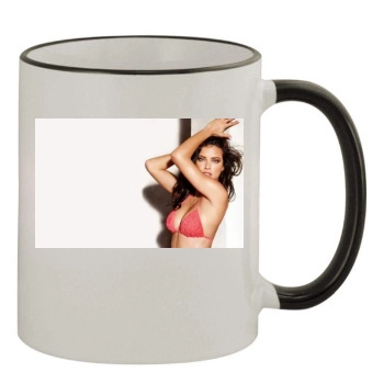 Adriana Lima 11oz Colored Rim & Handle Mug