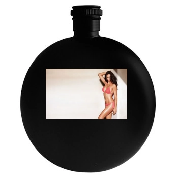 Adriana Lima Round Flask