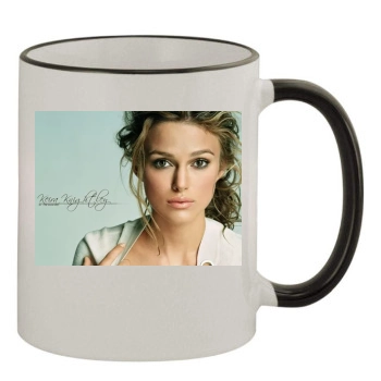 Keira Knightley 11oz Colored Rim & Handle Mug