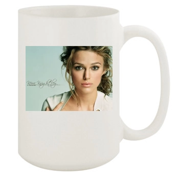 Keira Knightley 15oz White Mug