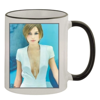 Keira Knightley 11oz Colored Rim & Handle Mug