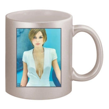 Keira Knightley 11oz Metallic Silver Mug