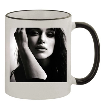 Keira Knightley 11oz Colored Rim & Handle Mug