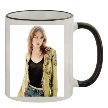 Keira Knightley 11oz Colored Rim & Handle Mug