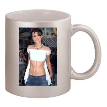 Keira Knightley 11oz Metallic Silver Mug