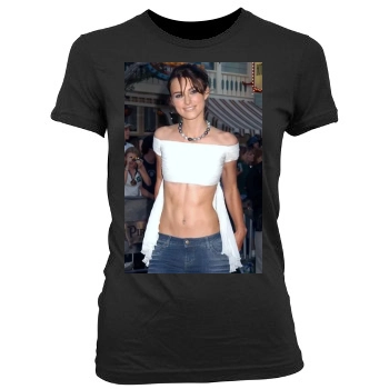 Keira Knightley Women's Junior Cut Crewneck T-Shirt