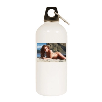 Angelica Bridges White Water Bottle With Carabiner