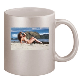 Angelica Bridges 11oz Metallic Silver Mug