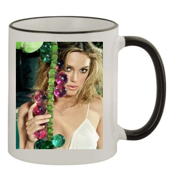 Keira Knightley 11oz Colored Rim & Handle Mug