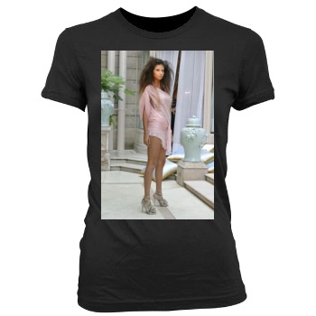 Adriana Lima Women's Junior Cut Crewneck T-Shirt