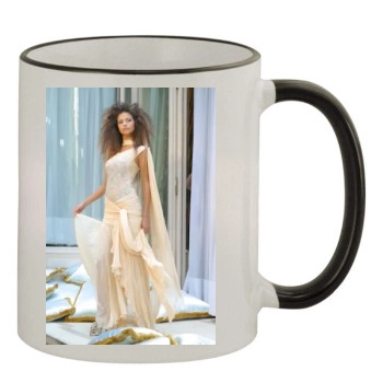 Adriana Lima 11oz Colored Rim & Handle Mug