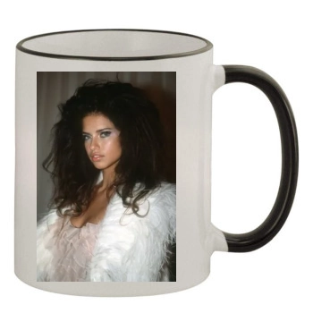 Adriana Lima 11oz Colored Rim & Handle Mug