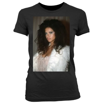 Adriana Lima Women's Junior Cut Crewneck T-Shirt