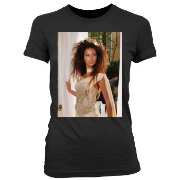 Adriana Lima Women's Junior Cut Crewneck T-Shirt