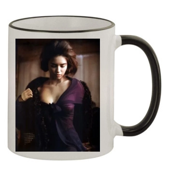 Adriana Lima 11oz Colored Rim & Handle Mug