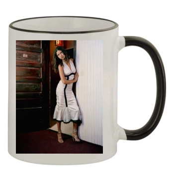 Adriana Lima 11oz Colored Rim & Handle Mug