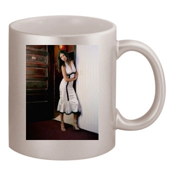 Adriana Lima 11oz Metallic Silver Mug