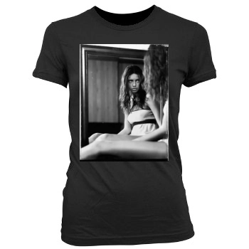 Adriana Lima Women's Junior Cut Crewneck T-Shirt