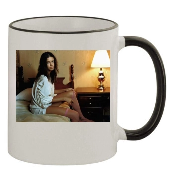 Adriana Lima 11oz Colored Rim & Handle Mug