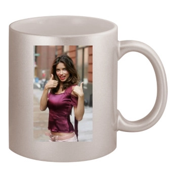 Adriana Lima 11oz Metallic Silver Mug