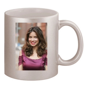 Adriana Lima 11oz Metallic Silver Mug