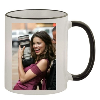 Adriana Lima 11oz Colored Rim & Handle Mug